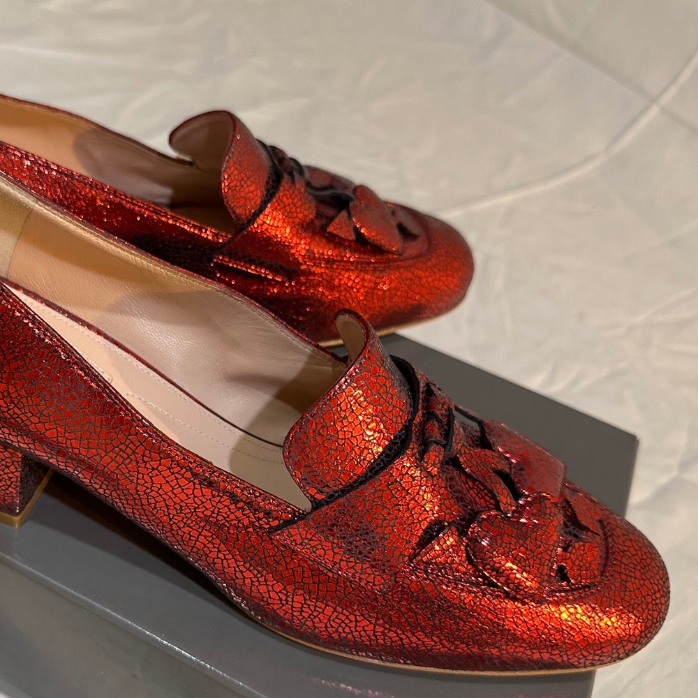 Alberta Ferretti Ruby Red Shoes